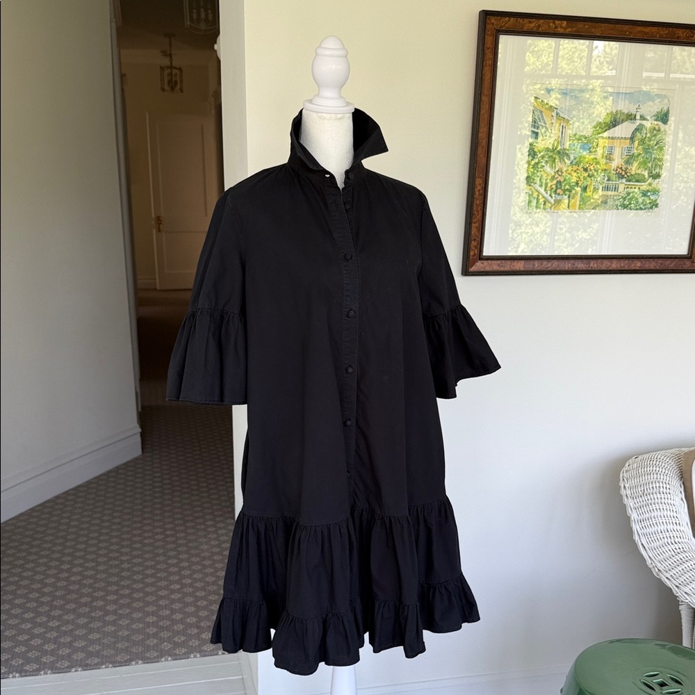 LA DoubleJ Black Dress with Orange Label